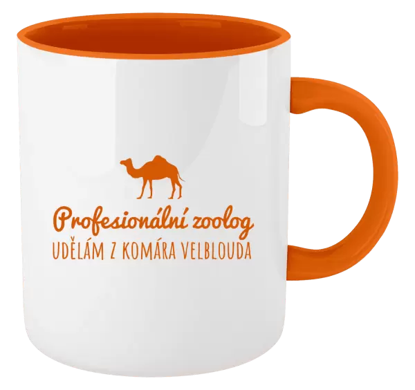 Hrnek Profesionální zoolog - Udělám z komára velblouda