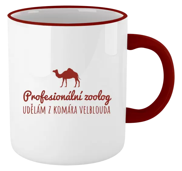 Hrnek Profesionální zoolog - Udělám z komára velblouda