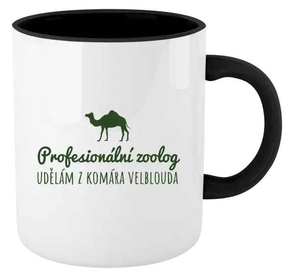 Hrnek Profesionální zoolog - Udělám z komára velblouda