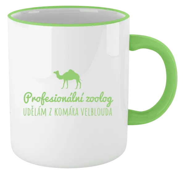Hrnek Profesionální zoolog - Udělám z komára velblouda