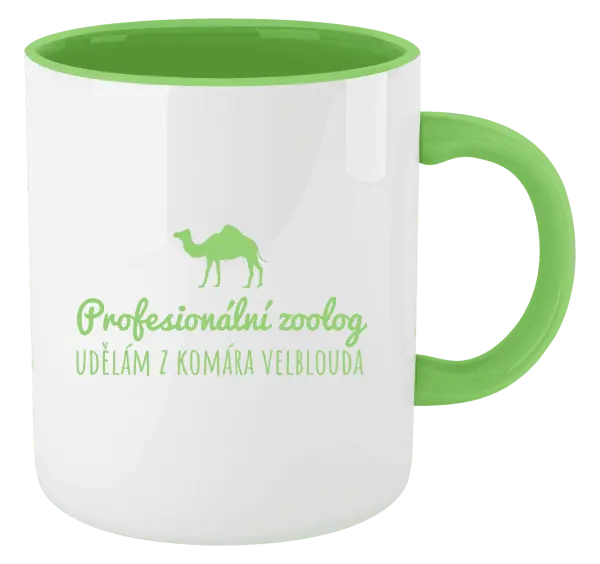 Hrnek Profesionální zoolog - Udělám z komára velblouda