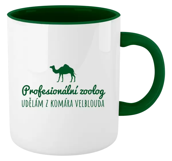 Hrnek Profesionální zoolog - Udělám z komára velblouda