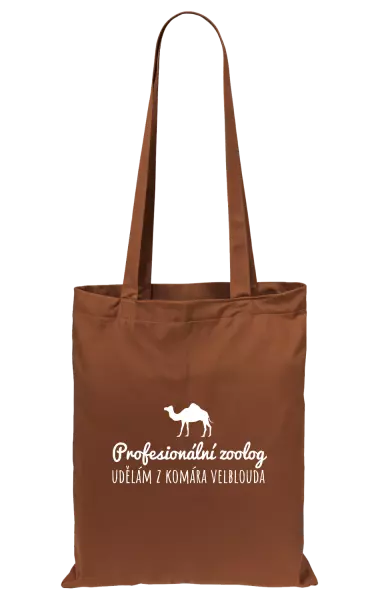 Látková taška Profesionální zoolog - Udělám z komára velblouda