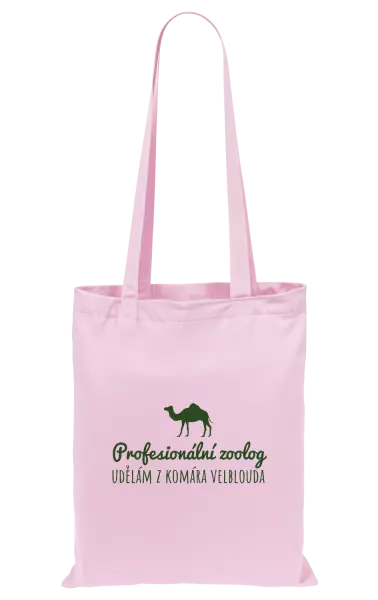 Látková taška Profesionální zoolog - Udělám z komára velblouda