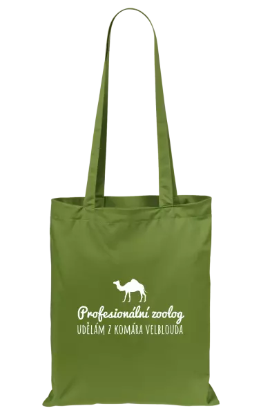 Látková taška Profesionální zoolog - Udělám z komára velblouda