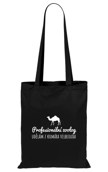 Látková taška Profesionální zoolog - Udělám z komára velblouda