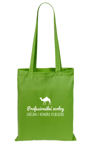 Látková taška Profesionální zoolog - Udělám z komára velblouda