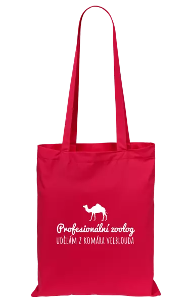 Látková taška Profesionální zoolog - Udělám z komára velblouda