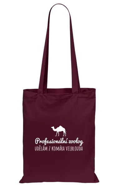 Látková taška Profesionální zoolog - Udělám z komára velblouda