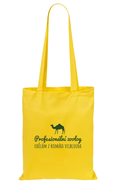 Látková taška Profesionální zoolog - Udělám z komára velblouda