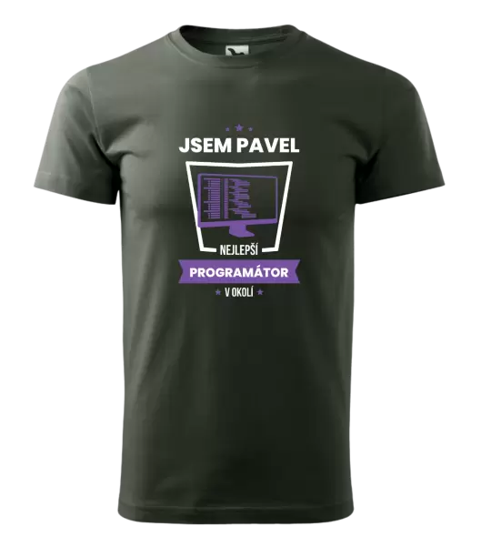 Pánské tričko Nejlepší v okolí - programátor