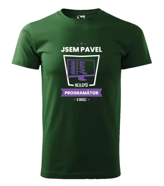 Pánské tričko Nejlepší v okolí - programátor