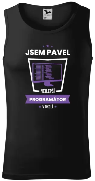 Pánské tílko Nejlepší v okolí - programátor