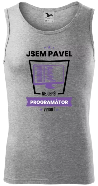 Pánské tílko Nejlepší v okolí - programátor