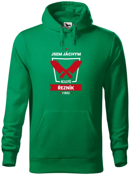 Pánská mikina Nejlepší v okolí - řezník