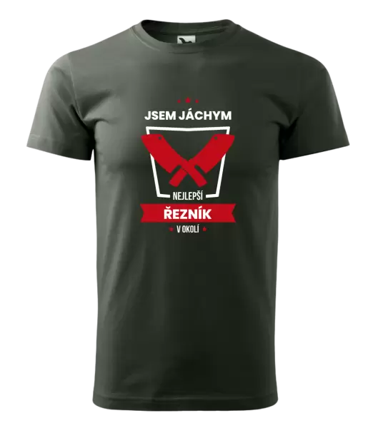 Pánské tričko Nejlepší v okolí - řezník