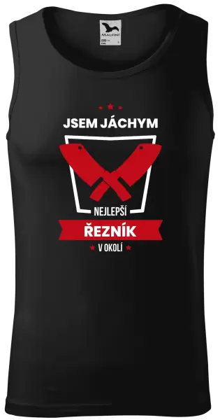 Pánské tílko Nejlepší v okolí - řezník