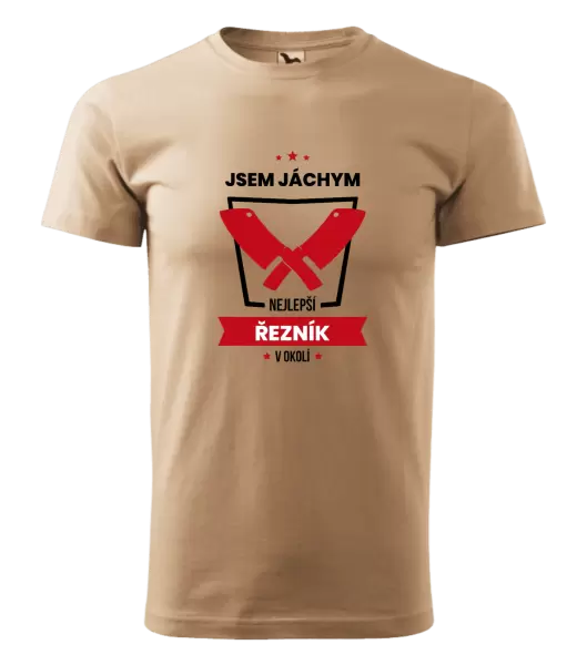Pánské tričko Nejlepší v okolí - řezník