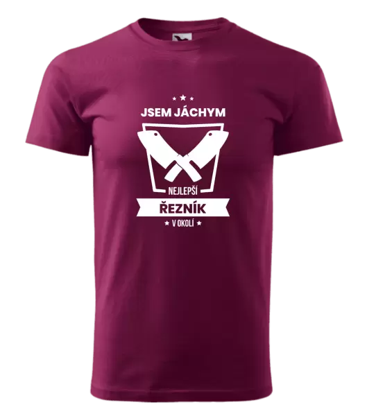 Pánské tričko Nejlepší v okolí - řezník