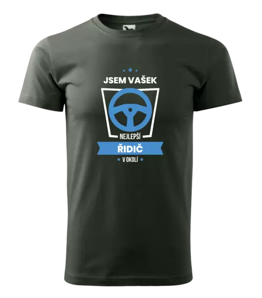 Pánské tričko Nejlepší v okolí - řidič