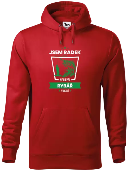 Pánská mikina Nejlepší v okolí - rybář