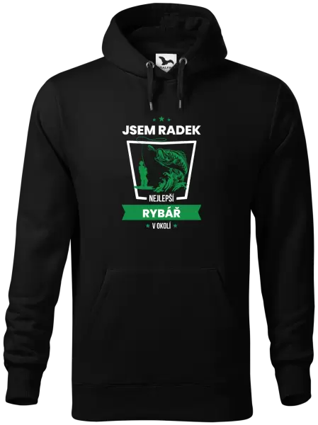 Pánská mikina Nejlepší v okolí - rybář