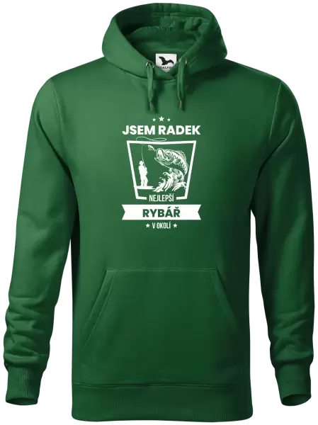 Pánská mikina Nejlepší v okolí - rybář