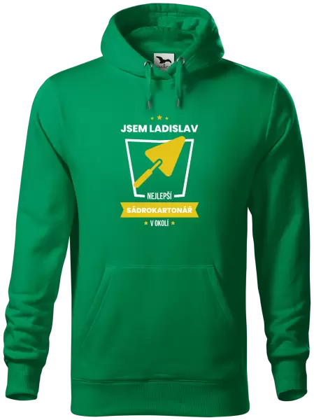 Pánská mikina Nejlepší v okolí - sadrokartonář