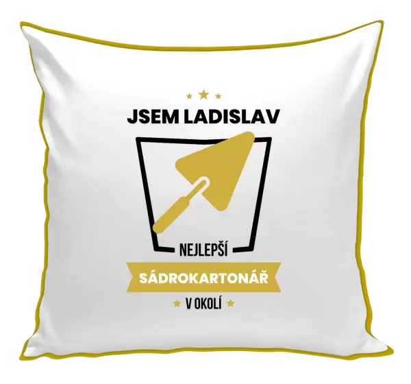 Polštář Nejlepší v okolí - sadrokartonář
