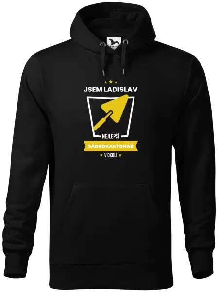 Pánská mikina Nejlepší v okolí - sadrokartonář