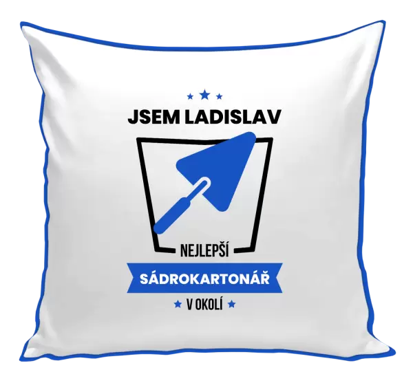 Polštář Nejlepší v okolí - sadrokartonář