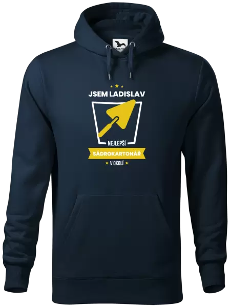 Pánská mikina Nejlepší v okolí - sadrokartonář