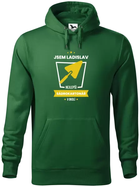 Pánská mikina Nejlepší v okolí - sadrokartonář