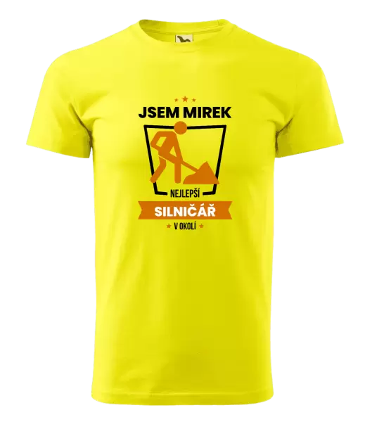 Pánské tričko Nejlepší v okolí - silničář