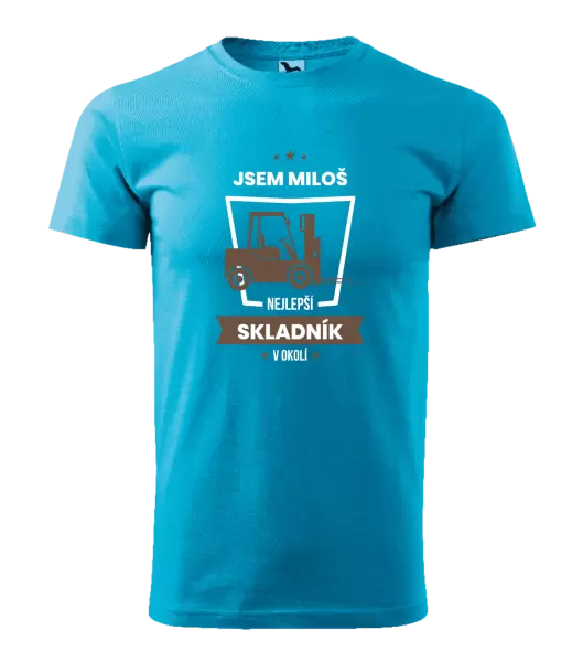 Pánské tričko Nejlepší v okolí - skladník