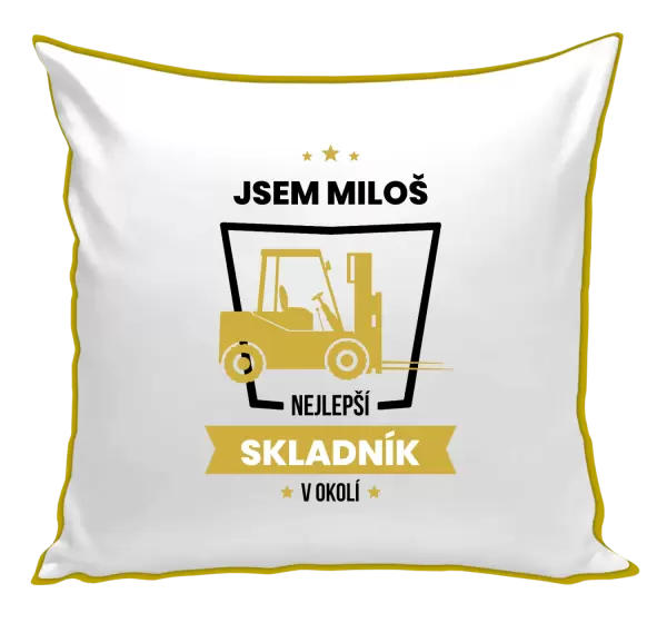 Polštář Nejlepší v okolí - skladník