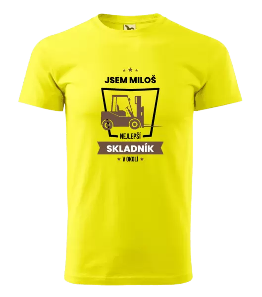 Pánské tričko Nejlepší v okolí - skladník