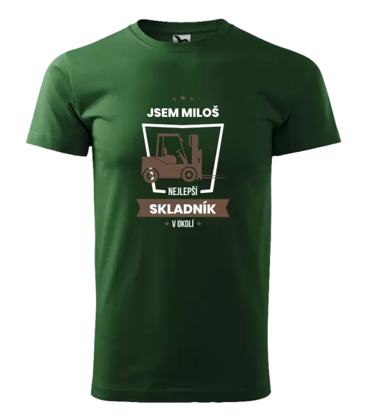 Pánské tričko Nejlepší v okolí - skladník