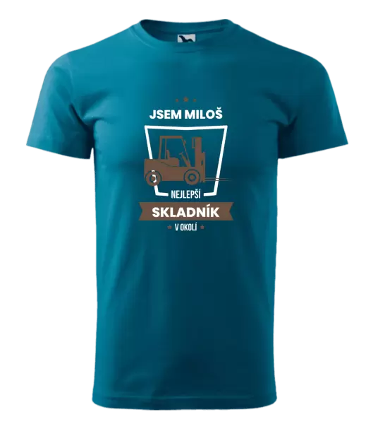 Pánské tričko Nejlepší v okolí - skladník