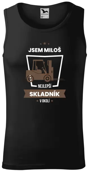 Pánské tílko Nejlepší v okolí - skladník