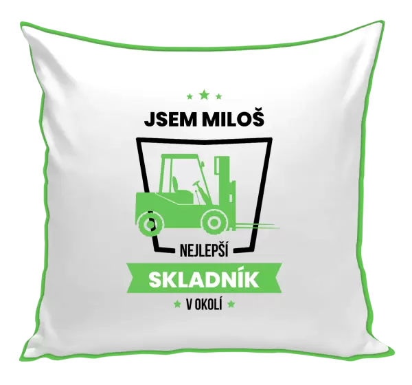 Polštář Nejlepší v okolí - skladník