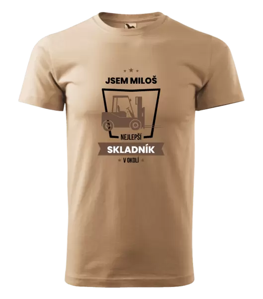 Pánské tričko Nejlepší v okolí - skladník