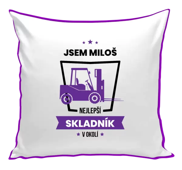 Polštář Nejlepší v okolí - skladník