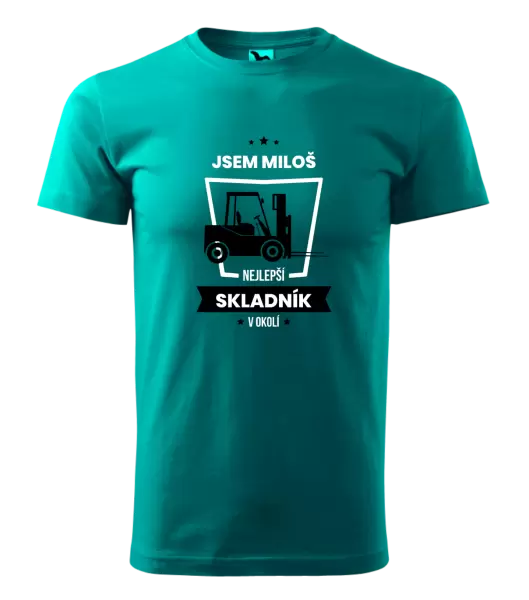 Pánské tričko Nejlepší v okolí - skladník