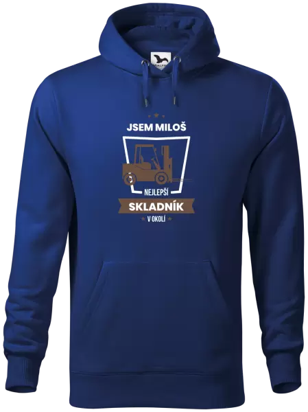 Pánská mikina Nejlepší v okolí - skladník