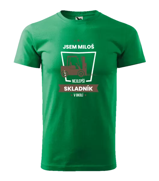 Pánské tričko Nejlepší v okolí - skladník