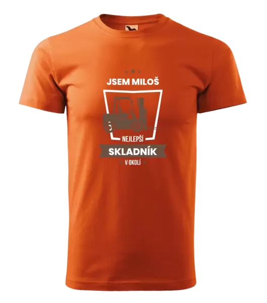 Pánské tričko Nejlepší v okolí - skladník