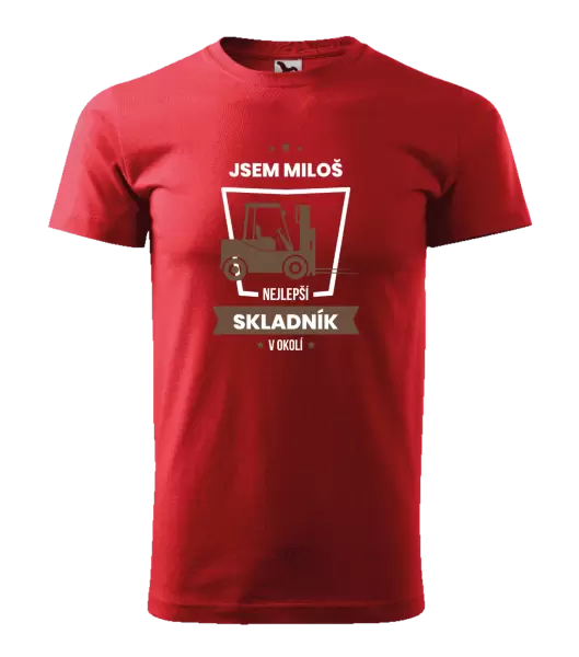 Pánské tričko Nejlepší v okolí - skladník