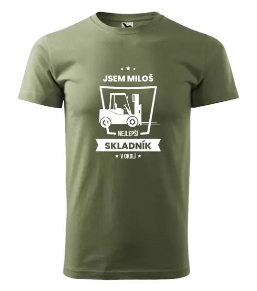 Pánské tričko Nejlepší v okolí - skladník