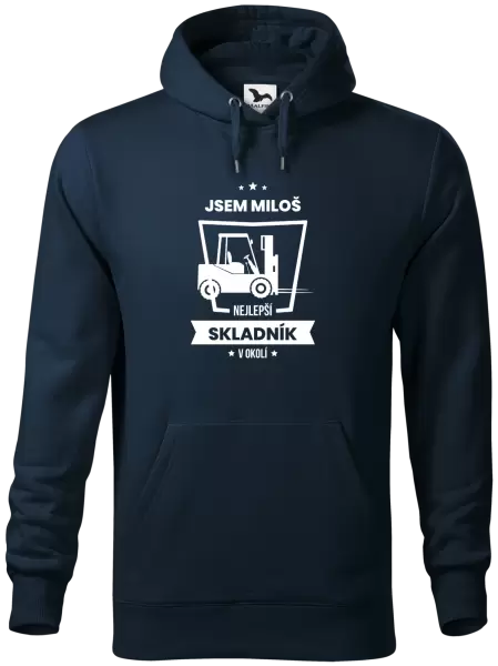 Pánská mikina Nejlepší v okolí - skladník